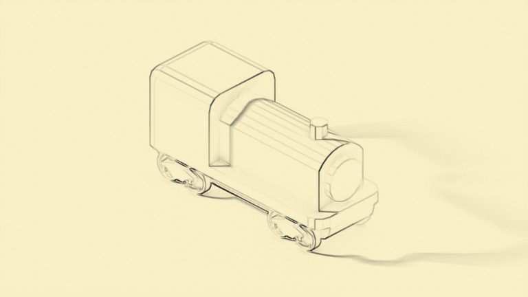 Steam Train Realistic Lighting Sobel